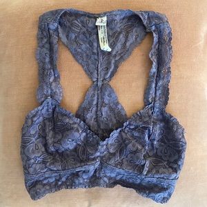 Free People Racerback Lace Bralette, size xs